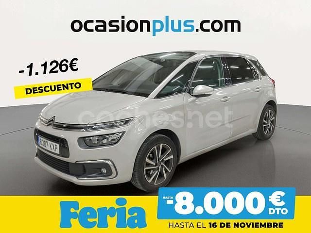 Beige Usado 2019 Citroën C4 SpaceTourer Feel Monovolumen | 12.390 € (Precio justo) - Imagen 1/4