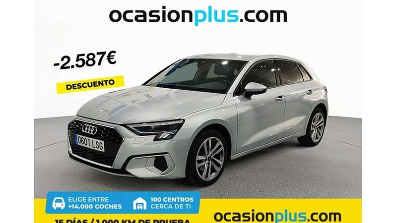 Plateado Usado 2021 Audi A3 Sportback Advanced Utilitario | 19.682 € (Super precio) - Imagen 1/2