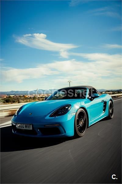 Azul Usado 2019 Porsche 718 Boxster Descapotable | 59.000 € (Super precio) - Imagen 1/4