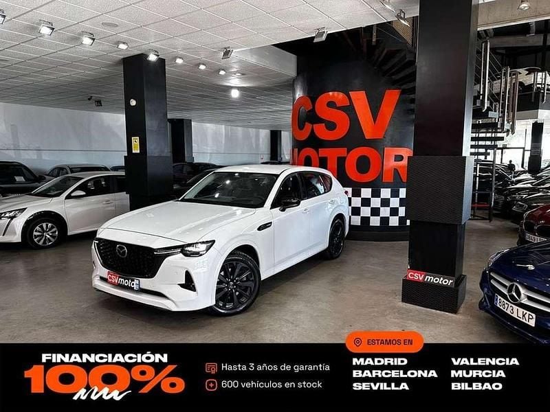 Blanco Usado 2023 Mazda CX-60 Homura-Line SUV | 33.450 € (Precio justo) - Imagen 1/4