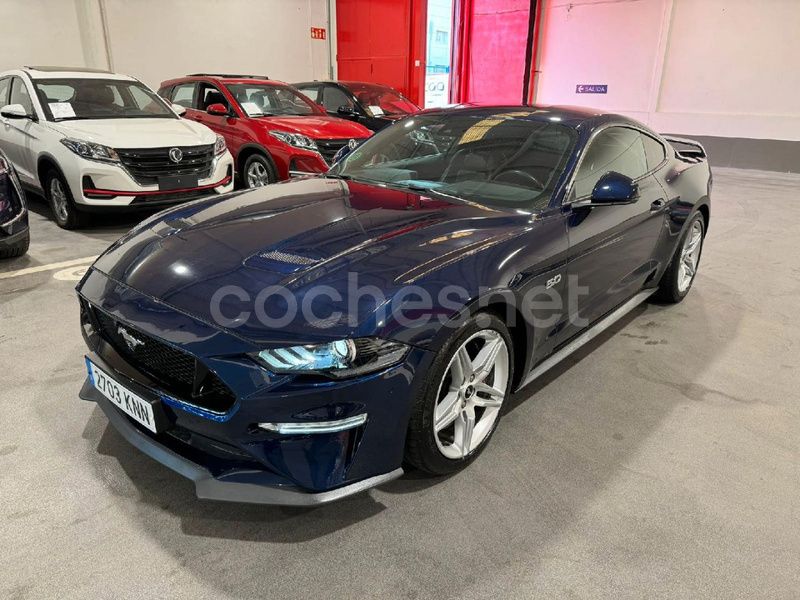 Azul Usado 2018 Ford Mustang GT Coupe | 41.900 € (Un poco caro) - Imagen 1/4