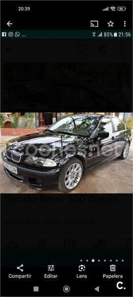 Usado BMW 330 184 CV (135 kW) 2000 Negro Berlina