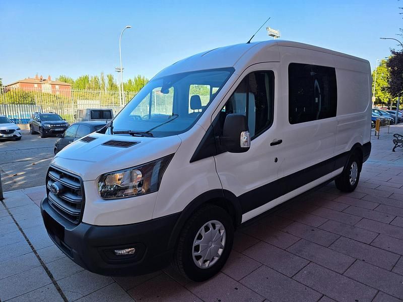 Blanco Usado 2024 Ford Transit Familiar | 30.900 € (Precio justo) - Imagen 1/4