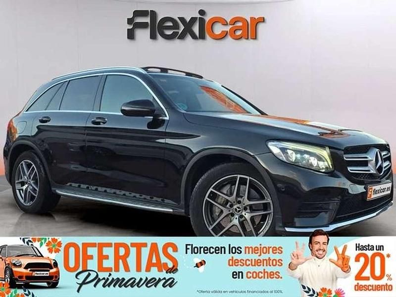 Usado Mercedes GLC220 170 CV (125 kW) 2017 Negro SUV