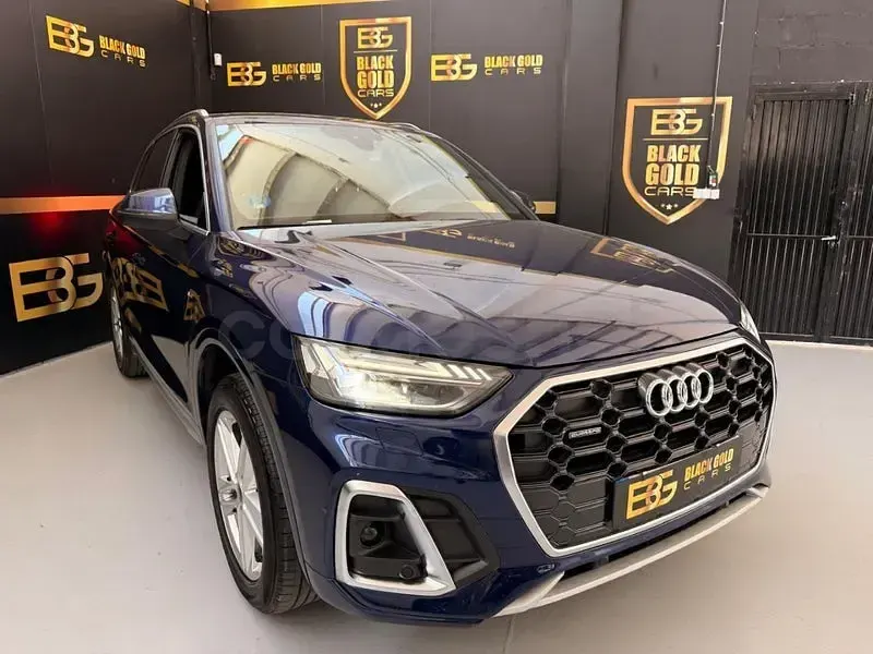 Usado Audi Q5 S-Line 204 CV (150 kW) 2021 Azul SUV