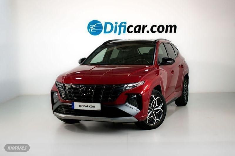 Rojo Usado 2022 Hyundai Tucson N Line SUV | 30.490 € (Caro) - Imagen 1/4