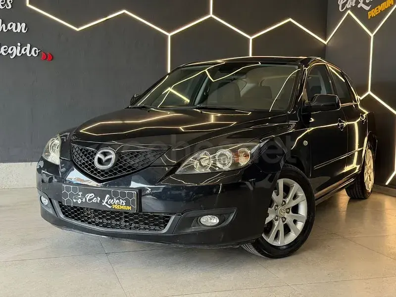 Usado Mazda 3 Active 105 CV (77 kW) 2007 Negro Berlina