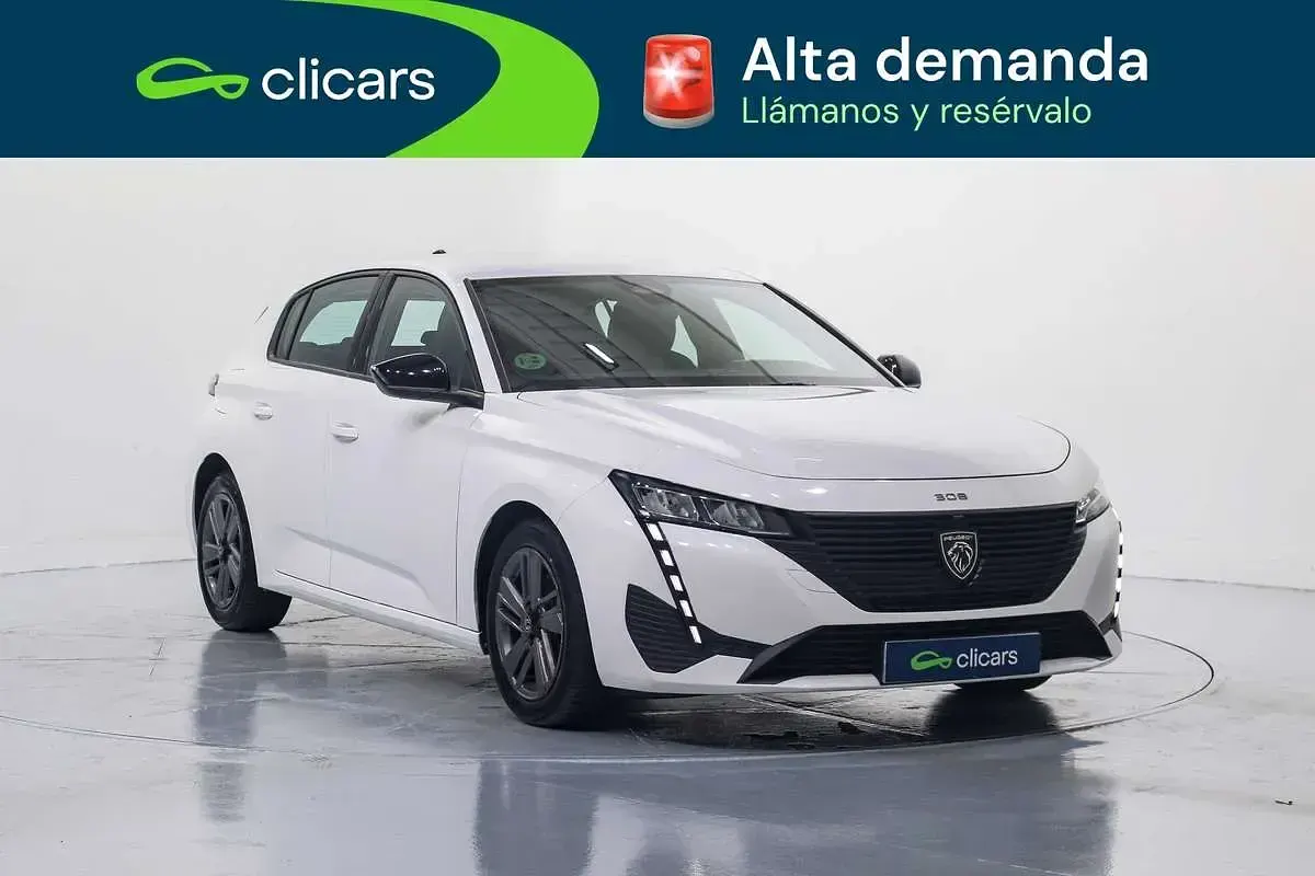 Usado Peugeot 308 Active 131 CV (96 kW) 2022 Blanco Utilitario