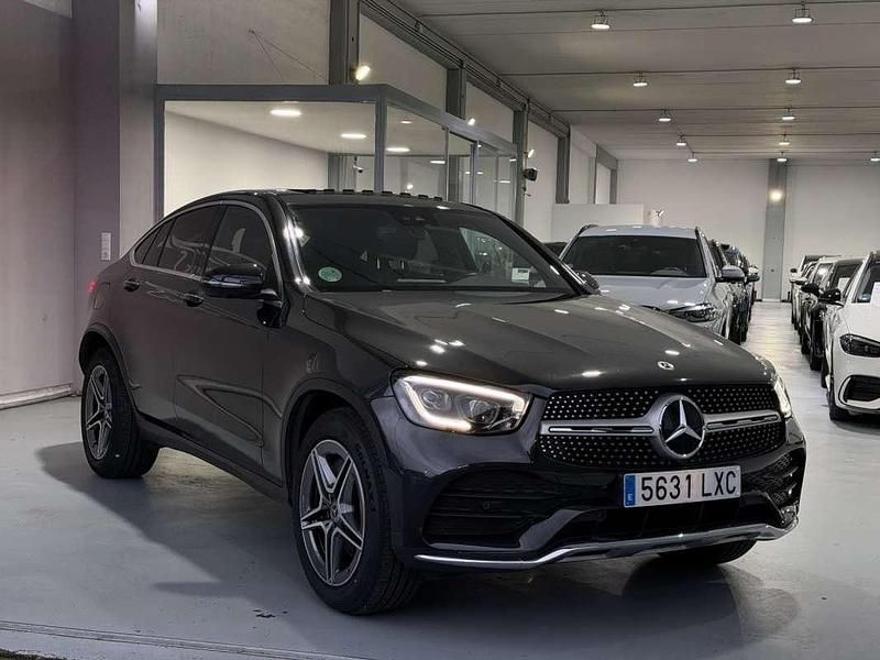 Usado Mercedes GLC220 194 CV (142 kW) 2022 Gris Coupe