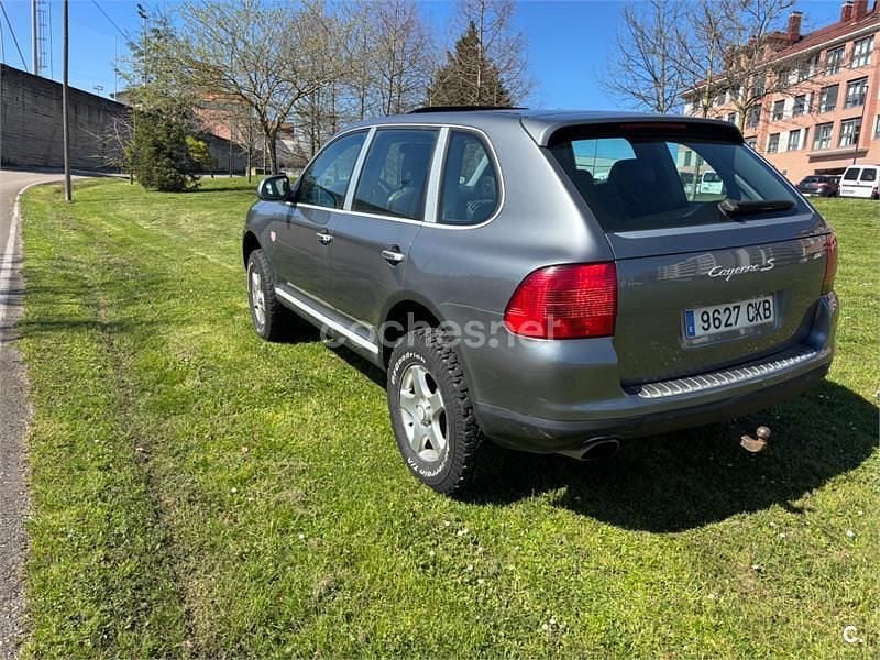 Usado Porsche Cayenne S 340 CV (250 kW) 2003 Gris / plata SUV
