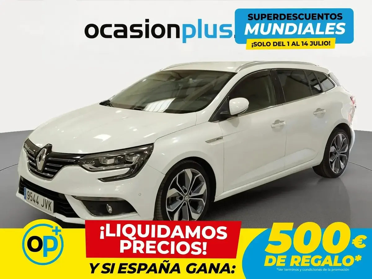 Usado Renault Mégane GrandTour Bose Edition 131 CV (96 kW) 2016 Blanco Familiar