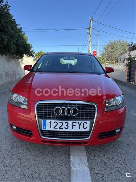 Rojo Usado 2007 Audi A3 Berlina | 6500 € (Precio justo) - Imagen 1/4