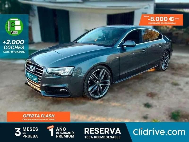 Usado Audi A5 Sportback Advanced 245 CV (180 kW) 2016 Gris Utilitario