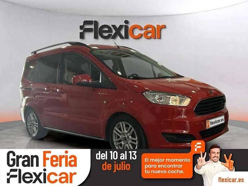 Rojo Usado 2017 Ford Tourneo Courier Sport Monovolumen | 12.390 € (Precio justo) - Imagen 1/4
