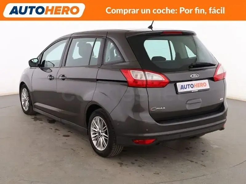 Usado Ford Grand C-Max Trend 125 CV (91 kW) 2016 Gris / plata Monovolumen