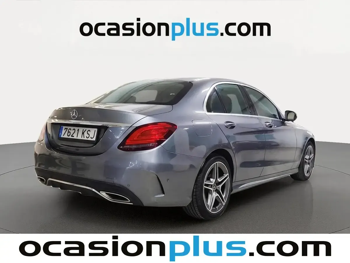 Usado Mercedes C200 AMG 184 CV (135 kW) 2018 Gris Berlina