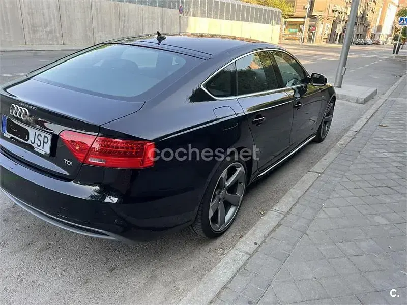 Usado Audi A5 Sportback S-Line 150 CV (110 kW) 2016 Negro Utilitario