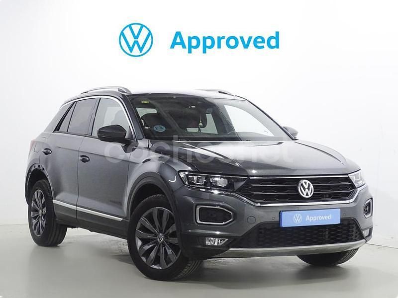 Gris / plata Usado 2020 VW T-Roc Sportline SUV | 22.400 € (Un poco caro) - Imagen 1/4