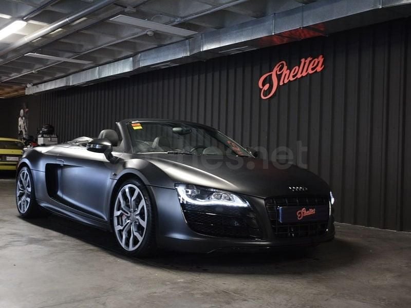 Usado Audi R8 Spyder Premium 525 CV (386 kW) 2012 Negro Descapotable