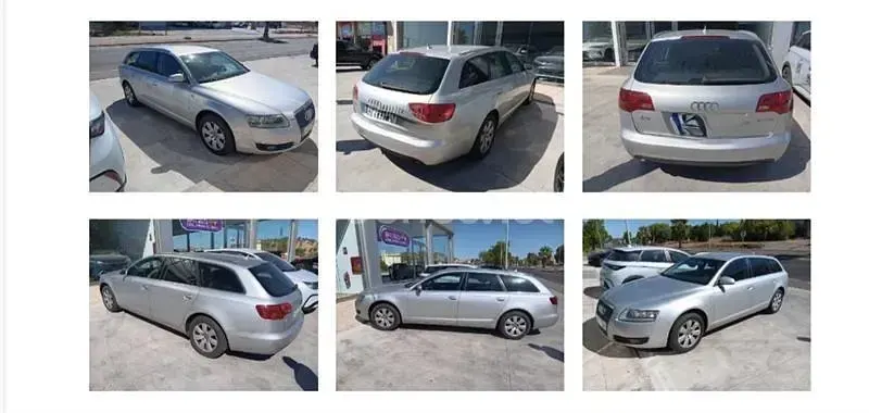 Usado Audi A6 180 CV (132 kW) 2008 Gris / plata Familiar