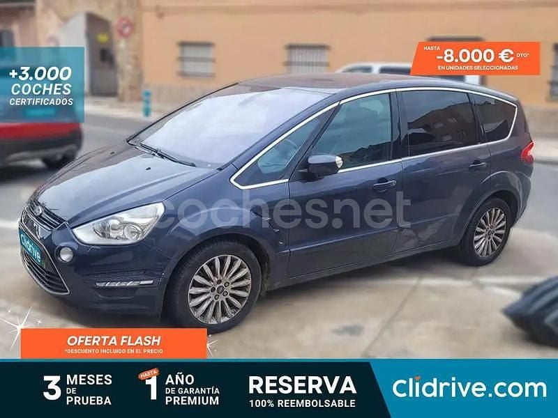 Usado Ford S-MAX Limited 140 CV (102 kW) 2014 Azul Monovolumen