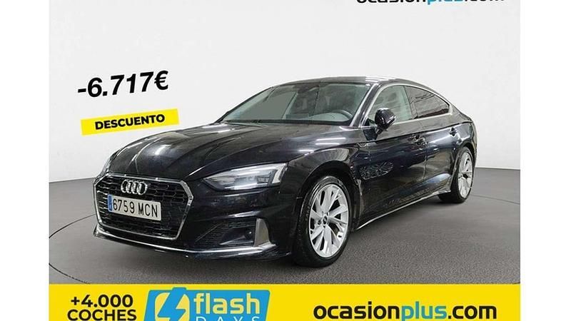 Negro Usado 2022 Audi A5 Sportback Advanced Berlina | 31.810 € (Super precio) - Imagen 1/4