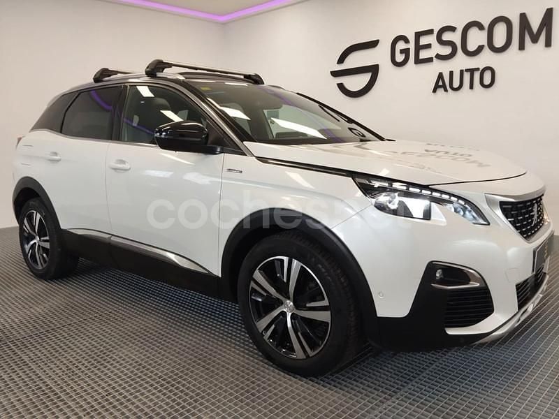 Blanco Usado 2018 Peugeot 3008 GT-line SUV | 12.450 € (Super precio) - Imagen 1/4