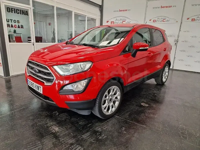Usado Ford Ecosport Trend 125 CV (91 kW) 2019 Rojo SUV