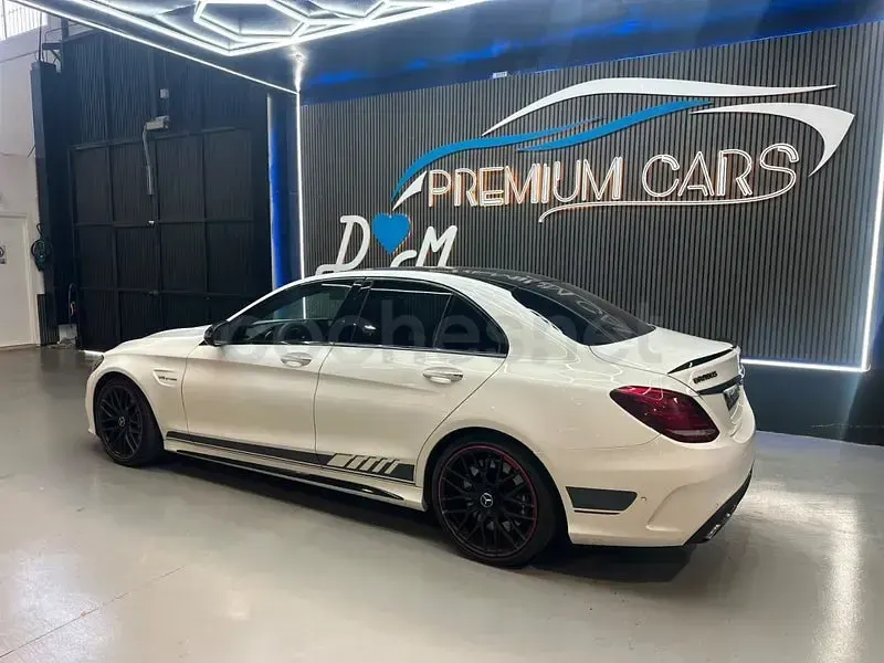 Usado Mercedes C63S AMG 510 CV (375 kW) 2017 Blanco Berlina