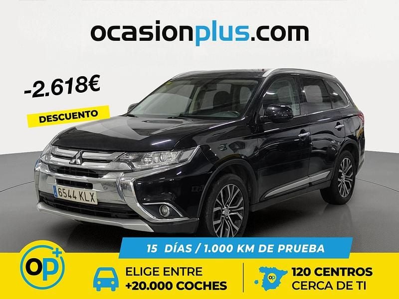 Usado Mitsubishi Outlander Motion 150 CV (110 kW) 2018 Negro SUV