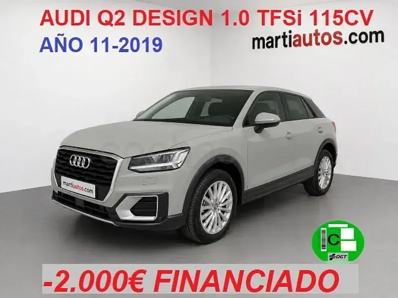 Usado Audi Q2 Design 116 CV (85 kW) 2019 Gris / plata SUV