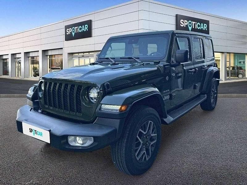 Verde Usado 2023 Jeep Wrangler Sahara SUV | 57.400 € (Precio justo) - Imagen 1/4