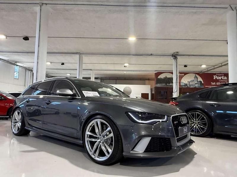 Usado Audi RS6 Comfort 560 CV (411 kW) 2014 Gris Familiar