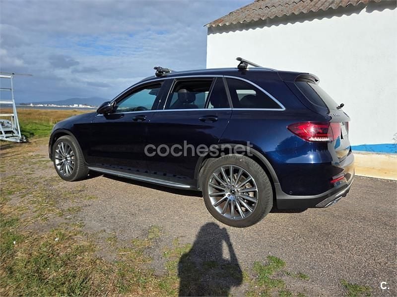 Azul Usado 2021 Mercedes GLC220 SUV | 39.000 € (Precio justo) - Imagen 1/4