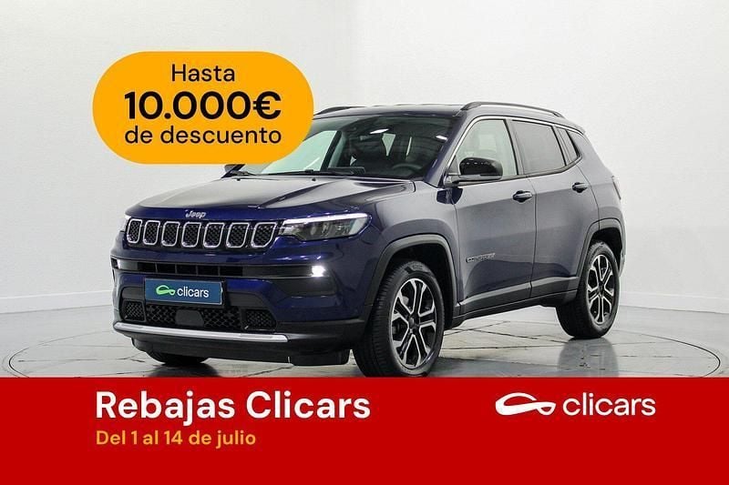 Blanco Usado 2021 Jeep Compass Limited SUV | 21.290 € (Precio justo) - Imagen 1/2
