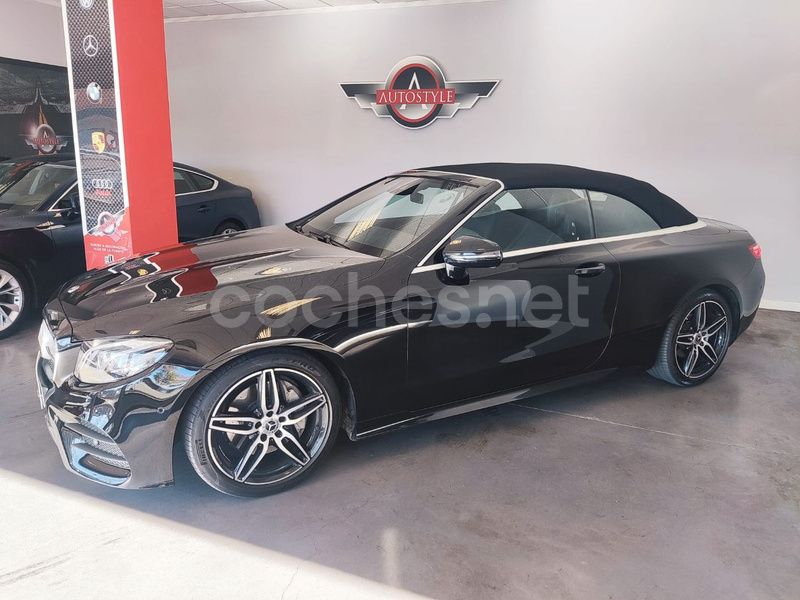 Usado Mercedes E220 194 CV (142 kW) 2018 Negro Descapotable