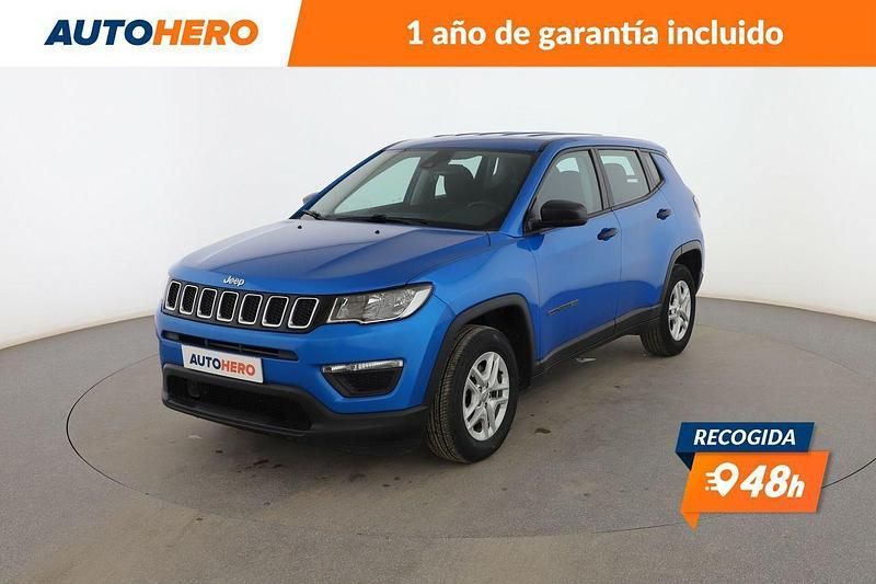 Azul Usado 2020 Jeep Compass Sport SUV | 17.899 € (Buen precio) - Imagen 1/3