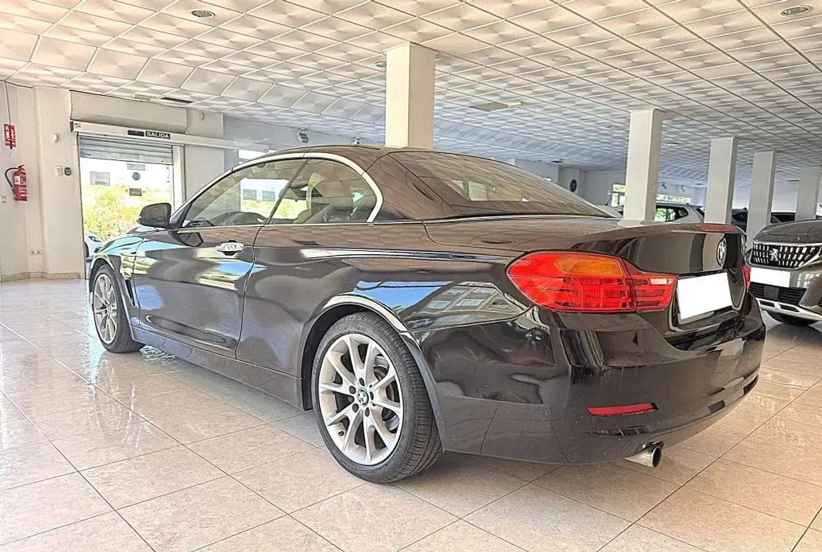 Usado BMW 420 Sport Line 184 CV (135 kW) 2015 Negro Descapotable