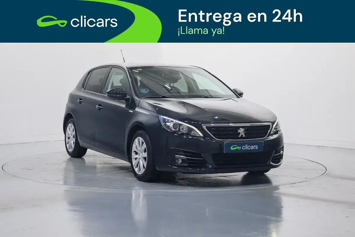 Usado Peugeot 308 Style 130 CV (95 kW) 2018 Azul Berlina