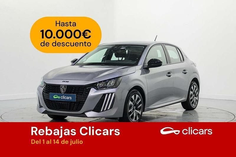 Plateado Usado 2024 Peugeot 208 Active Utilitario | 13.590 € (Buen precio) - Imagen 1/4