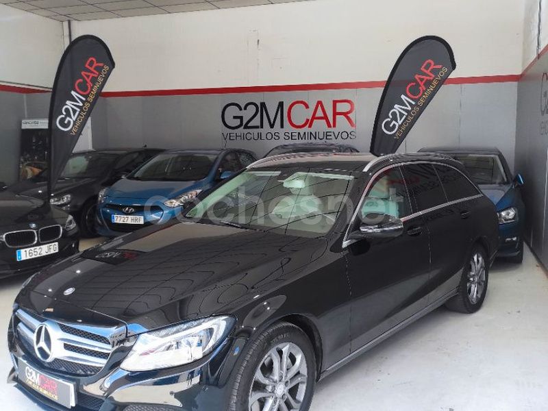 Usado Mercedes C220 Avantgarde 170 CV (125 kW) 2016 Negro Familiar