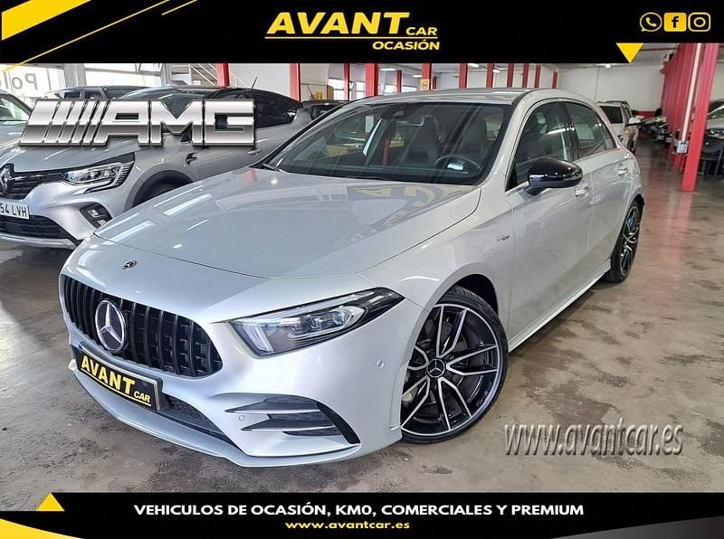 Gris / plata Usado 2019 Mercedes A35 AMG AMG Berlina | 42.900 € (Precio justo) - Imagen 1/4