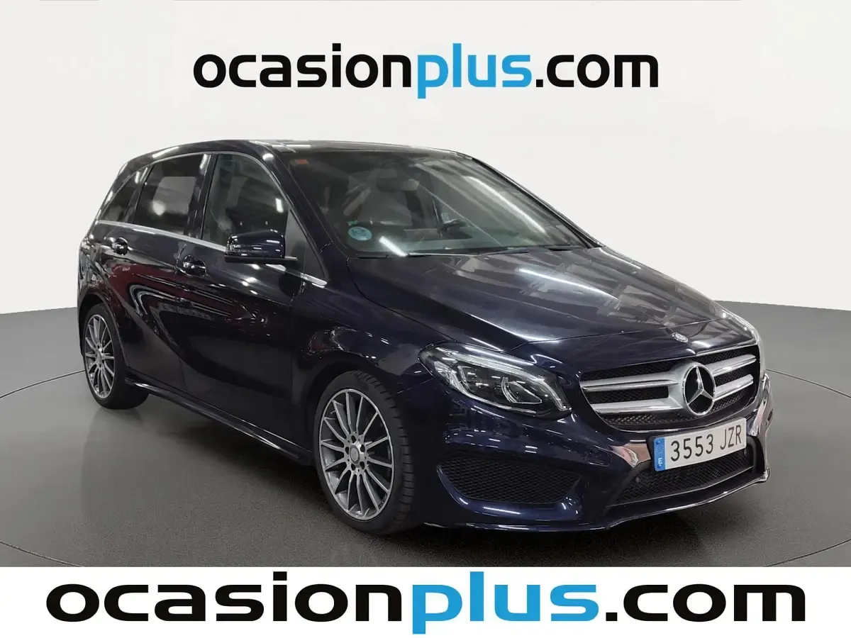 Usado Mercedes B200 136 CV (100 kW) 2017 Azul Utilitario