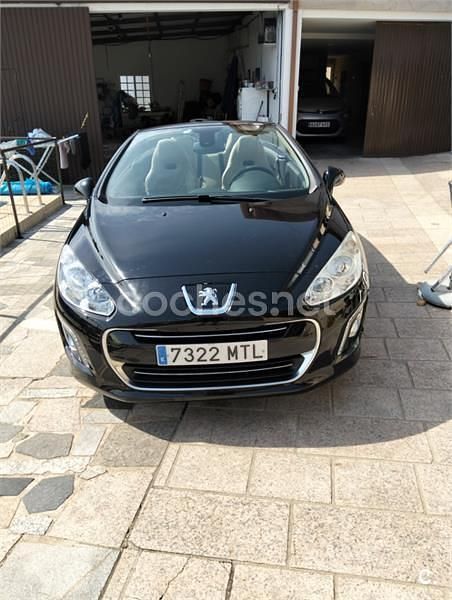 Negro Usado 2011 Peugeot 308 CC Active Descapotable | 8200 € (Un poco caro) - Imagen 1/4