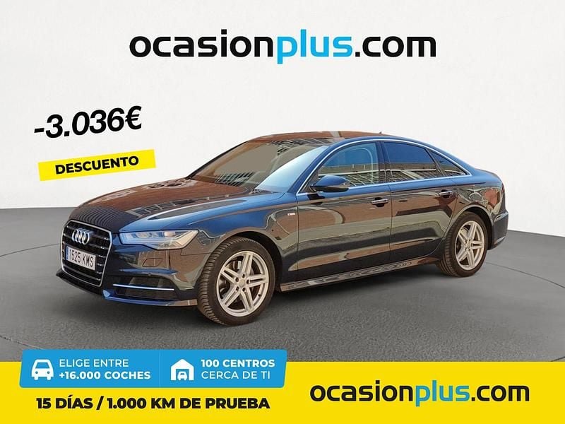 Azul Usado 2018 Audi A6 S-Line Berlina | 27.900 € (Precio justo) - Imagen 1/4