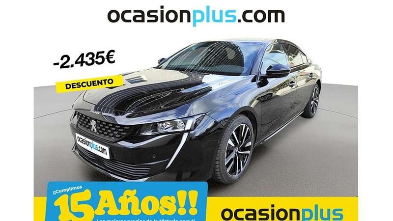 Negro Usado 2023 Peugeot 508 GT Berlina | 24.355 € (Buen precio) - Imagen 1/4