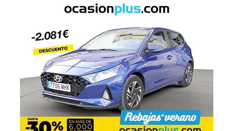 Azul Usado 2023 Hyundai i20 Utilitario | 18.819 € (Precio justo) - Imagen 1/1