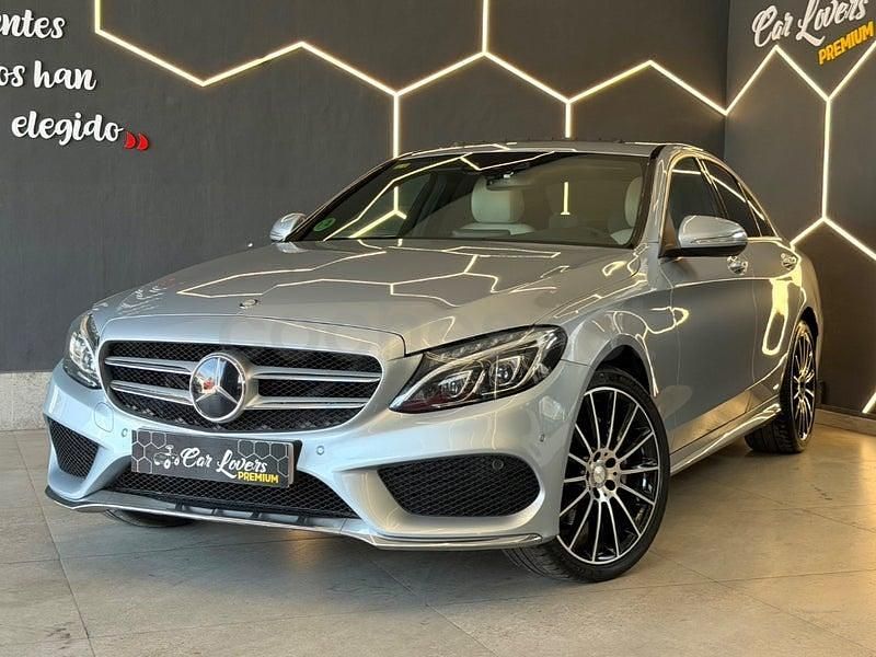 Usado Mercedes C220 Avantgarde 170 CV (125 kW) 2014 Gris / plata Berlina