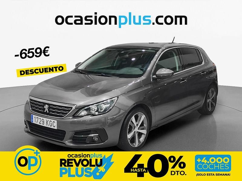 Usado Peugeot 308 Allure 110 CV (80 kW) 2017 Gris