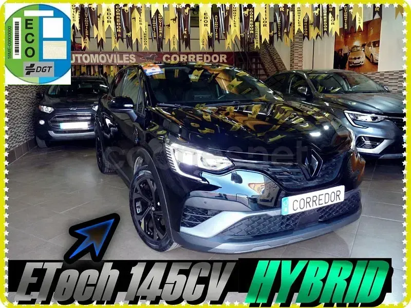 Usado Renault Captur Engineered 145 CV (106 kW) 2023 Negro SUV